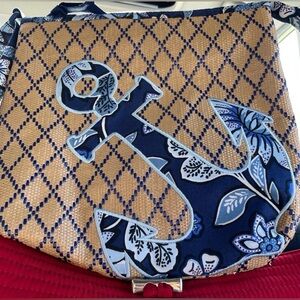 Vera Bradley Nautical Anchor Patterned Women's Bag and wallet